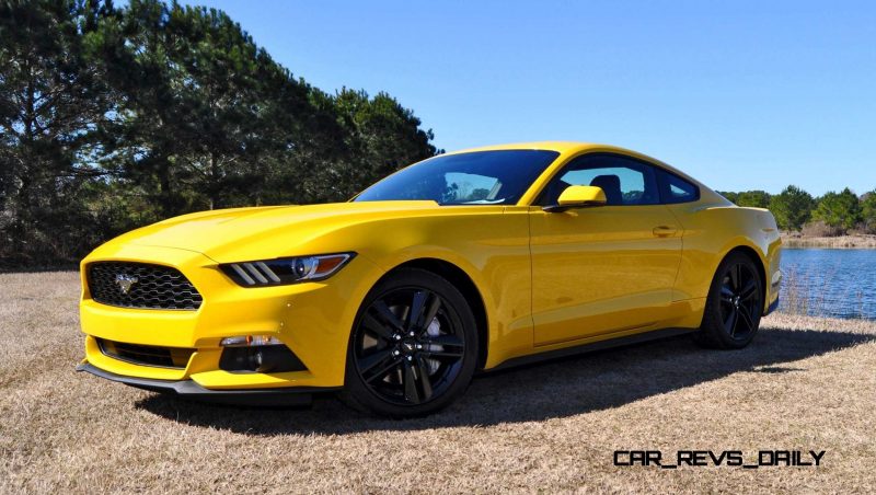 2015 Ford Mustang EcoBoost in Triple Yellow 120