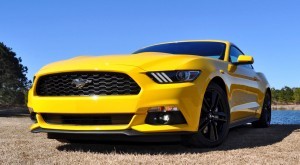 2015 Ford Mustang EcoBoost in Triple Yellow 122