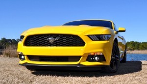 2015 Ford Mustang EcoBoost in Triple Yellow 123