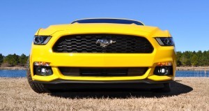 2015 Ford Mustang EcoBoost in Triple Yellow 125