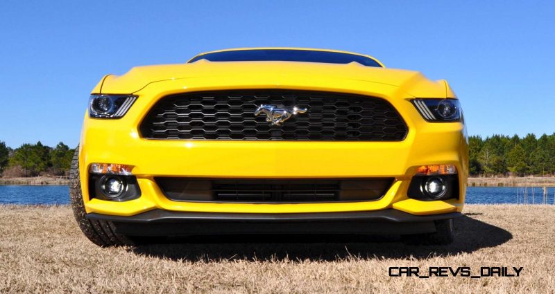 2015 Ford Mustang EcoBoost in Triple Yellow 125