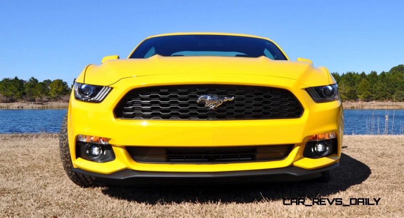 2015 Ford Mustang EcoBoost in Triple Yellow 126