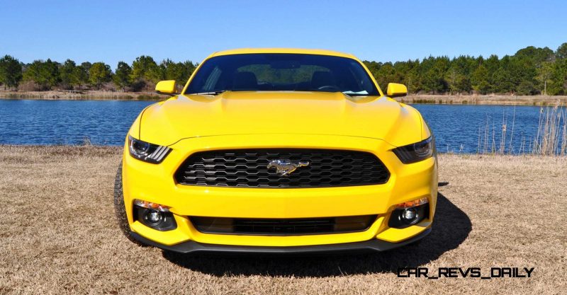 2015 Ford Mustang EcoBoost in Triple Yellow 127