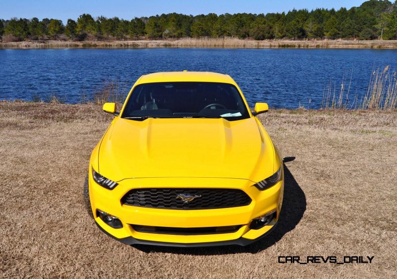 2015 Ford Mustang EcoBoost in Triple Yellow 129