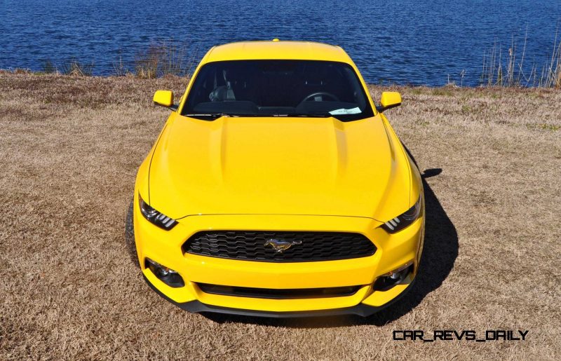 2015 Ford Mustang EcoBoost in Triple Yellow 130