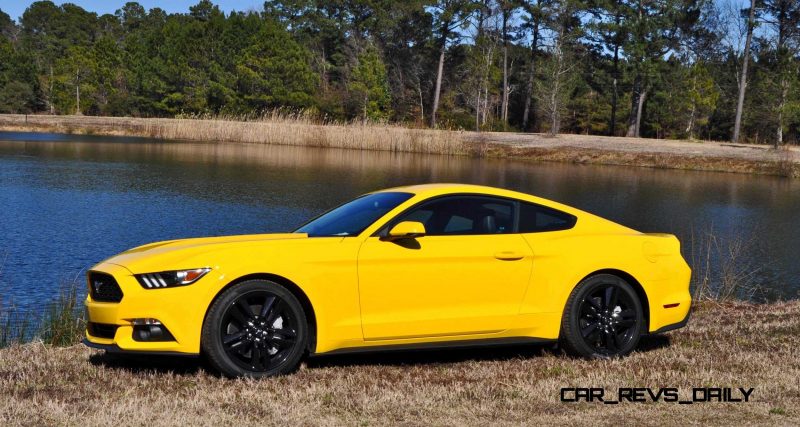 2015 Ford Mustang EcoBoost in Triple Yellow 137