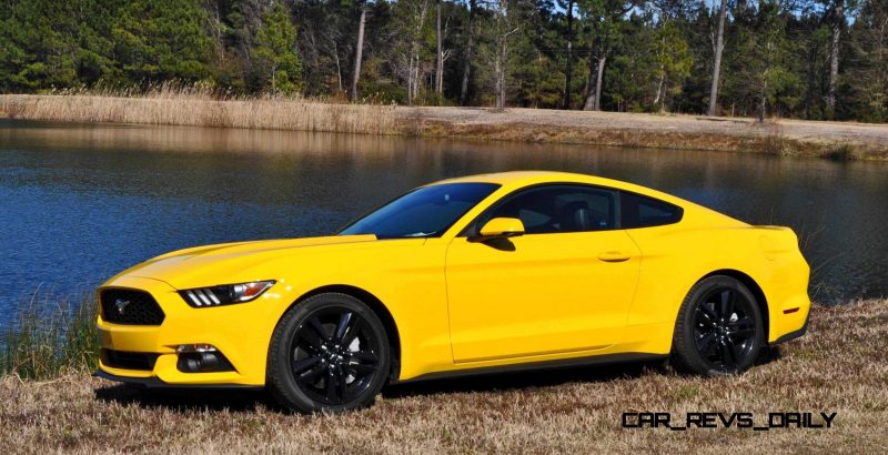 2015 Ford Mustang EcoBoost in Triple Yellow 138