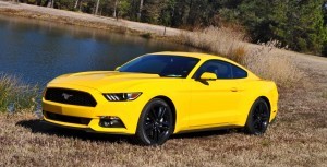 2015 Ford Mustang EcoBoost in Triple Yellow 139