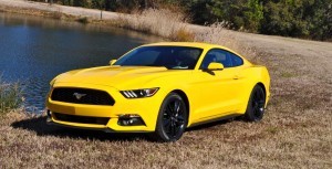 2015 Ford Mustang EcoBoost in Triple Yellow 140