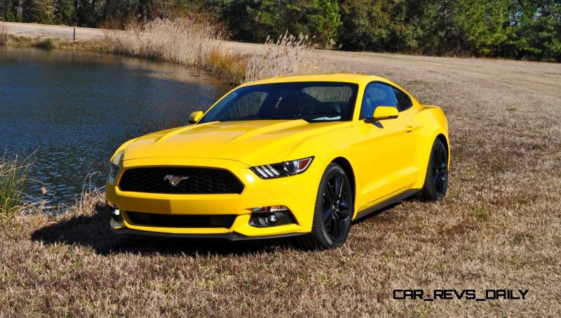 2015 Ford Mustang EcoBoost in Triple Yellow 141