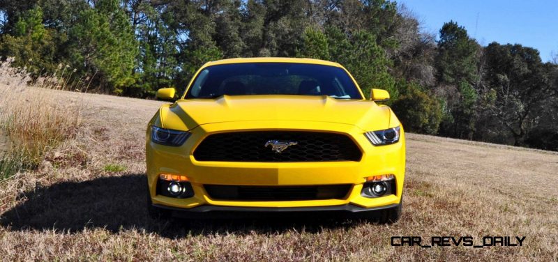 2015 Ford Mustang EcoBoost in Triple Yellow 143