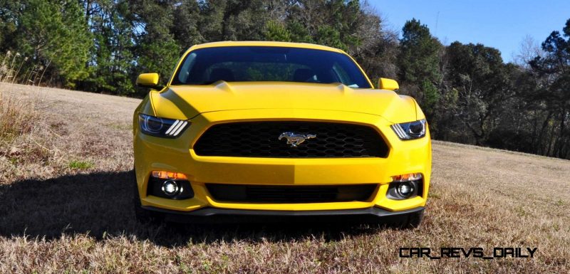 2015 Ford Mustang EcoBoost in Triple Yellow 144