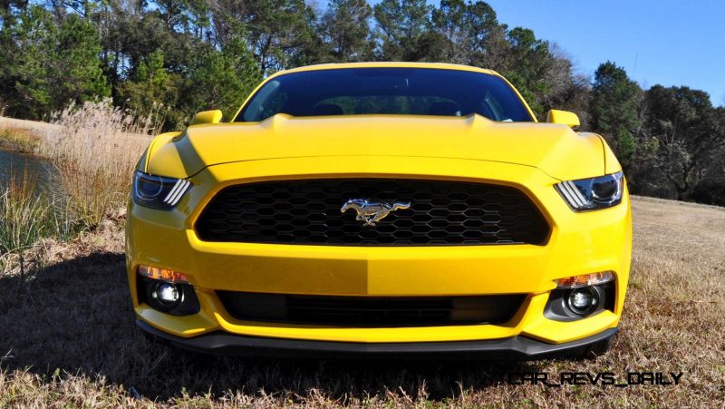 2015 Ford Mustang EcoBoost in Triple Yellow 146