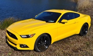 2015 Ford Mustang EcoBoost in Triple Yellow 147