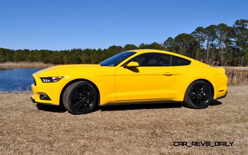 2015 Ford Mustang EcoBoost in Triple Yellow 16