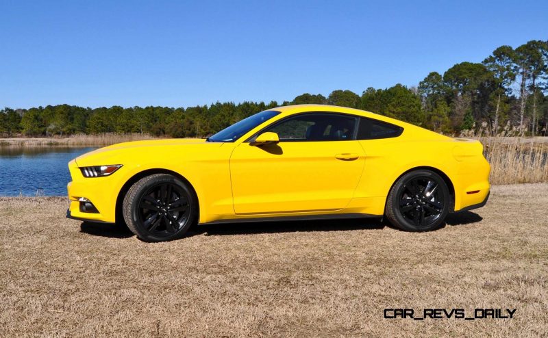 2015 Ford Mustang EcoBoost in Triple Yellow 17