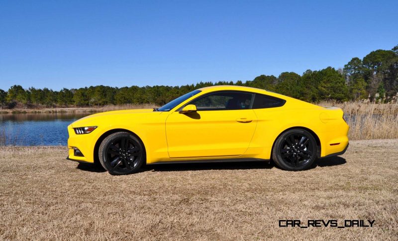 2015 Ford Mustang EcoBoost in Triple Yellow 18