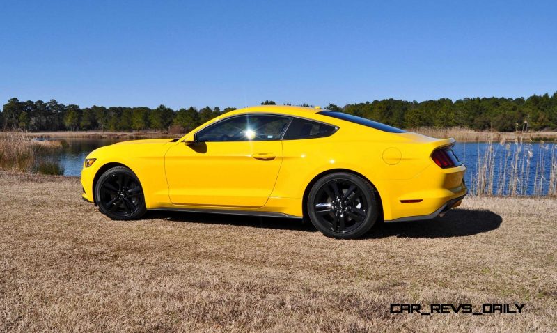 2015 Ford Mustang EcoBoost in Triple Yellow 22