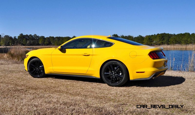 2015 Ford Mustang EcoBoost in Triple Yellow 23