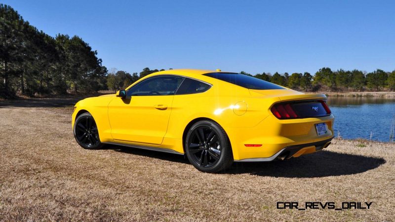 2015 Ford Mustang EcoBoost in Triple Yellow 25