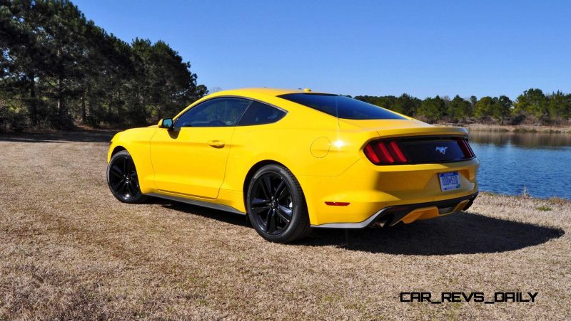 2015 Ford Mustang EcoBoost in Triple Yellow 26