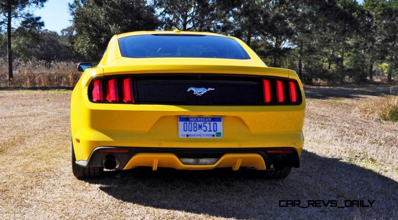 2015 Ford Mustang EcoBoost in Triple Yellow 32