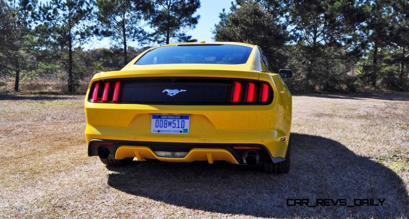 2015 Ford Mustang EcoBoost in Triple Yellow 35