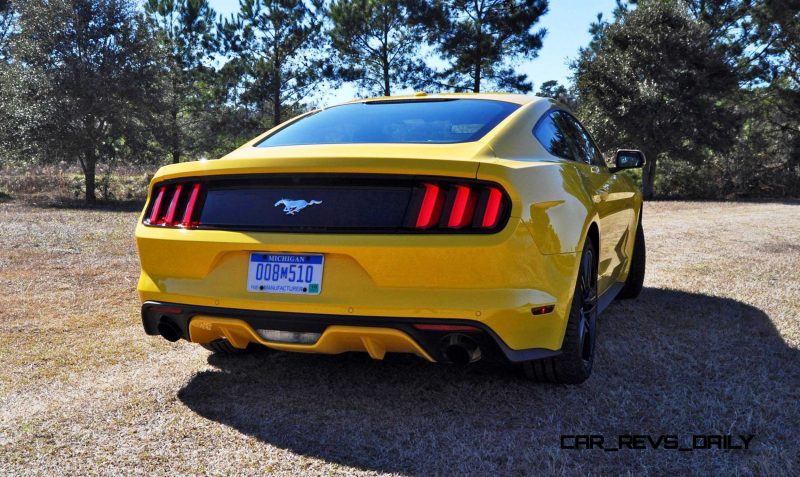 2015 Ford Mustang EcoBoost in Triple Yellow 36