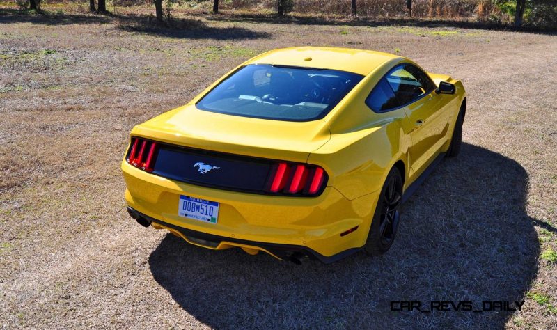 2015 Ford Mustang EcoBoost in Triple Yellow 37