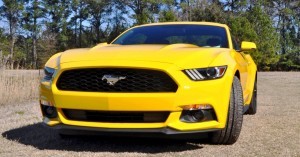 2015 Ford Mustang EcoBoost in Triple Yellow 4