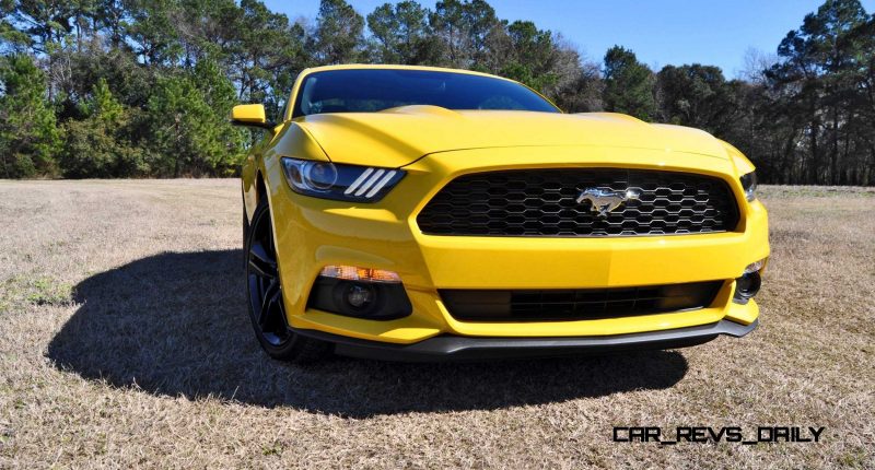 2015 Ford Mustang EcoBoost in Triple Yellow 44