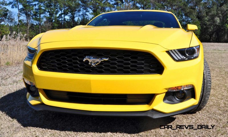 2015 Ford Mustang EcoBoost in Triple Yellow 48