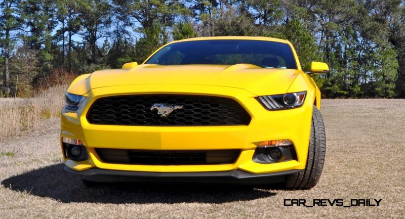 2015 Ford Mustang EcoBoost in Triple Yellow 5