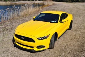 2015 Ford Mustang EcoBoost in Triple Yellow 54