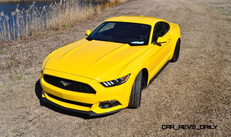 2015 Ford Mustang EcoBoost in Triple Yellow 55