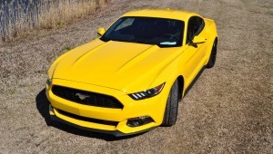2015 Ford Mustang EcoBoost in Triple Yellow 56
