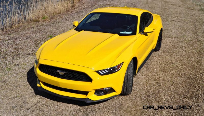 2015 Ford Mustang EcoBoost in Triple Yellow 56