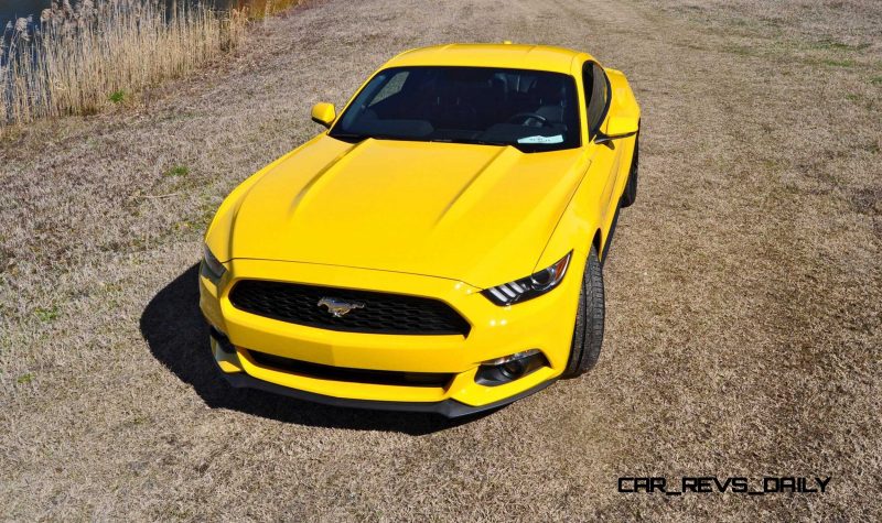 2015 Ford Mustang EcoBoost in Triple Yellow 57