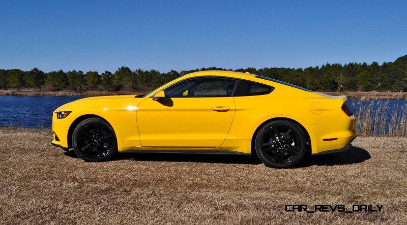 2015 Ford Mustang EcoBoost in Triple Yellow 72