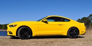 2015 Ford Mustang EcoBoost in Triple Yellow 74