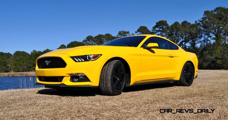 2015 Ford Mustang EcoBoost in Triple Yellow 78