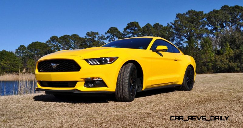 2015 Ford Mustang EcoBoost in Triple Yellow 79