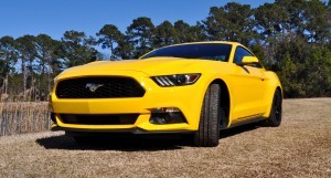 2015 Ford Mustang EcoBoost in Triple Yellow 80