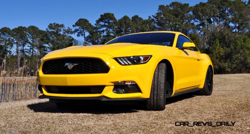 2015 Ford Mustang EcoBoost in Triple Yellow 80