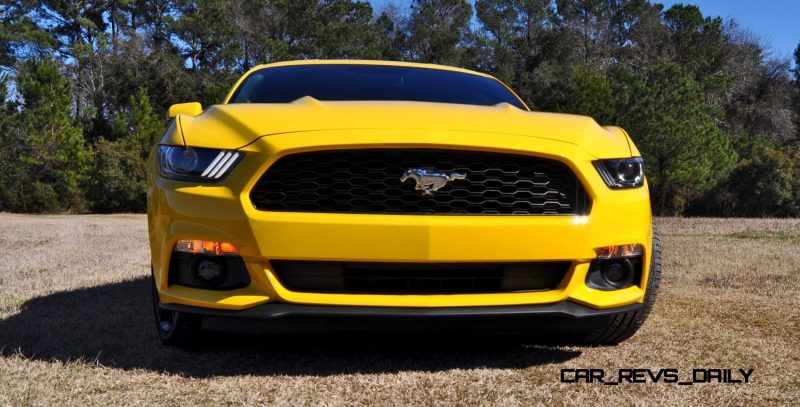 2015 Ford Mustang EcoBoost in Triple Yellow 83