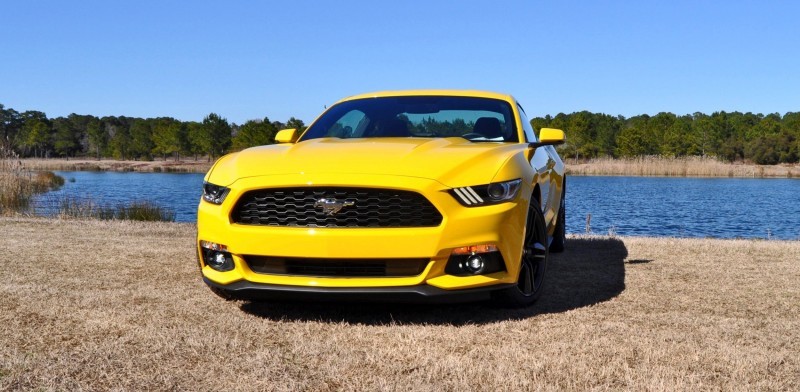 2015 Ford Mustang EcoBoost in Triple Yellow 85