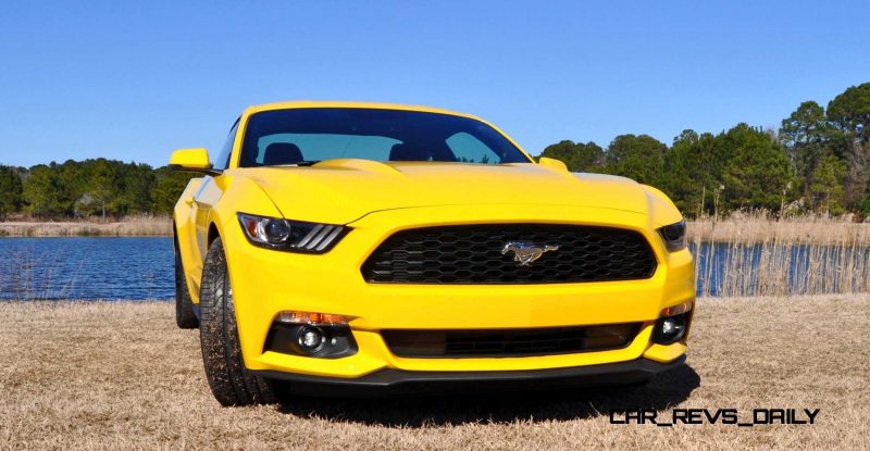 2015 Ford Mustang EcoBoost in Triple Yellow 89