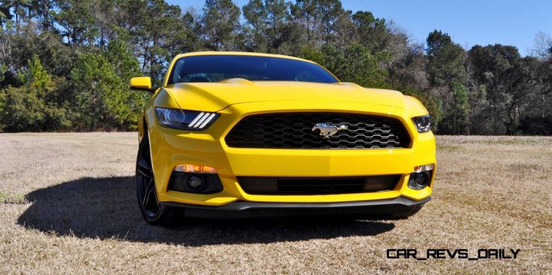 2015 Ford Mustang EcoBoost in Triple Yellow 9