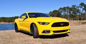 2015 Ford Mustang EcoBoost in Triple Yellow 91