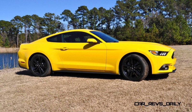 2015 Ford Mustang EcoBoost in Triple Yellow 93